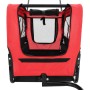 Pet Bike Trailer Stroller 2 in 1 Red Black by , pet strollers - Ref: Foro24-91762, Price: 163,69 €, Discount: %