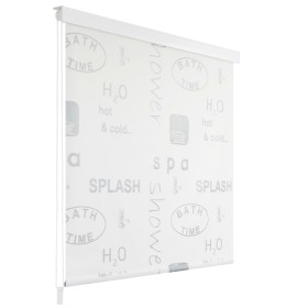 Splash shower roller blind 140x240 cm by vidaXL, shower curtains - Ref: Foro24-142874, Price: 38,08 €, Discount: %