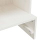 Shoe rack made of solid white pine wood 52x30x104 cm by , Shoe racks and shoe organizers - Ref: Foro24-837392, Price: 69,31 €...