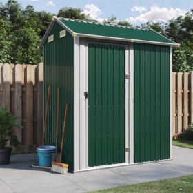 Green galvanized steel garden shed 192x152.5x237 cm by , Sheds - Ref: Foro24-364529, Price: 319,99 €, Discount: %