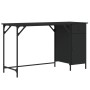 Escritorio para ordenador madera ingeniería negro 131x48x75 cm de , Escritorios - Ref: Foro24-836218, Precio: 99,16 €, Descue...