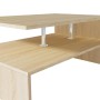 Weißer Couchtisch aus Holzwerkstoff, 90 x 59 x 42 cm von vidaXL, Couchtisch - Ref: Foro24-244855, Preis: 66,99 €, Rabatt: %