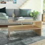 Weißer Couchtisch aus Holzwerkstoff, 90 x 59 x 42 cm von vidaXL, Couchtisch - Ref: Foro24-244855, Preis: 65,99 €, Rabatt: %