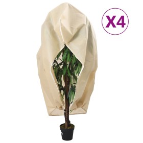 Cubiertas para plantas con cremallera 4 uds 70 g/m² 1x1,55 m de , Accesorios de jardinería - Ref: Foro24-3203528, Precio: 27,...