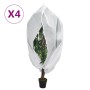 Cubiertas para plantas con cremallera 4 uds 70 g/m² 3,93x3,5 m de , Accesorios de jardinería - Ref: Foro24-3203554, Precio: 1...