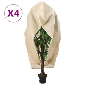 Cubiertas para plantas con cremallera 4 uds 70 g/m² 3,93x3 m de , Accesorios de jardinería - Ref: Foro24-3203563, Precio: 111...