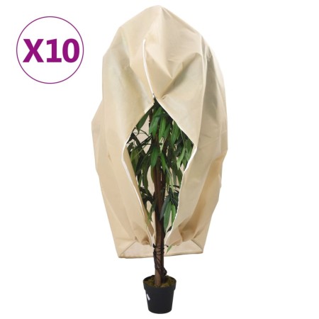 Cubiertas para plantas con cremallera 10 uds 70 g/m² 3,93x3,5 m de , Accesorios de jardinería - Ref: Foro24-3203582, Precio: ...