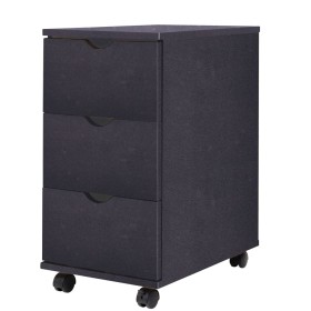 Mueble de cajones negro 33x45x60 cm de vidaXL, Taquillas y armarios de almacenamiento - Ref: Foro24-245726, Precio: 112,99 €,...