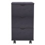 Mueble de cajones negro 33x45x60 cm de vidaXL, Taquillas y armarios de almacenamiento - Ref: Foro24-245726, Precio: 112,29 €,...