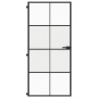 Puerta interior delgada negra vidrio y aluminio 93x201,5 cm de , Puertas para el hogar - Ref: Foro24-155128, Precio: 212,68 €...