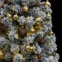 Artificial Christmas tree with hinges 300 LED and balls 210 cm by , Christmas trees - Ref: Foro24-3210484, Price: 159,31 €, D...