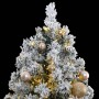 Artificial Christmas tree with hinges 300 LED and balls 180 cm by , Christmas trees - Ref: Foro24-3210492, Price: 127,51 €, D...