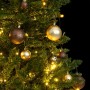 Artificial Christmas tree with hinges 150 LED and balls 150 cm by , Christmas trees - Ref: Foro24-3210086, Price: 80,63 €, Di...