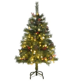 Künstlicher Weihnachtsbaum mit Scharnieren 150 LED und Kugeln 150 cm von , Weihnachtsbäume - Ref: Foro24-3210188, Preis: 71,9...