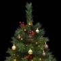 Árbol de Navidad artificial con bisagras 150 LED y bolas 150 cm de , Arboles de navidad - Ref: Foro24-3210188, Precio: 71,91 ...