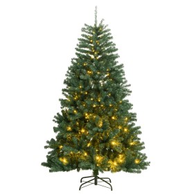 Artificial Christmas tree with hinges 300 LEDs 240 cm by , Christmas trees - Ref: Foro24-3210349, Price: 224,99 €, Discount: %