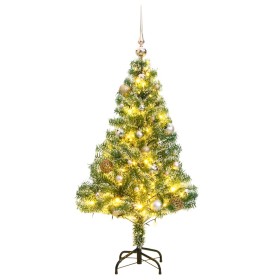 Künstlicher Weihnachtsbaum mit 150 LED-Kugeln und Schnee 150 cm von , Weihnachtsbäume - Ref: Foro24-3210092, Preis: 63,09 €, ...