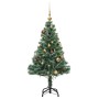 Künstlicher Weihnachtsbaum mit 150 LED-Kugeln und Schnee 150 cm von , Weihnachtsbäume - Ref: Foro24-3210084, Preis: 54,10 €, ...