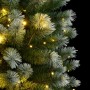 Árbol de Navidad artificial con bisagras 300 LED y nieve 240 cm de , Arboles de navidad - Ref: Foro24-3210335, Precio: 222,20...