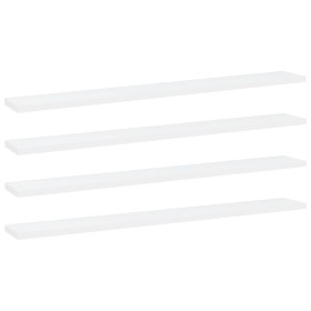 Shelf shelves 4 pcs white plywood 80x10x1.5cm by , Shelves - Ref: Foro24-805282, Price: 18,99 €, Discount: %