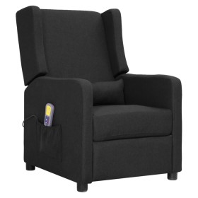 Sillón de masaje de tela negro de , Sillones de masaje eléctricos - Ref: Foro24-339012, Precio: 127,99 €, Descuento: %