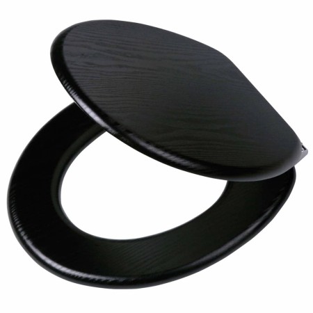 Tiger Soft Close Toilet Seat Blackwash Black MDF 252030746 by Tiger, Toilet and bidet seats - Ref: Foro24-418328, Price: 54,9...