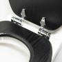 Tiger Soft Close Toilet Seat Blackwash Black MDF 252030746 by Tiger, Toilet and bidet seats - Ref: Foro24-418328, Price: 54,9...