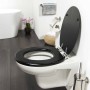 Tiger Soft Close Toilet Seat Blackwash Black MDF 252030746 by Tiger, Toilet and bidet seats - Ref: Foro24-418328, Price: 54,9...