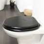 Tiger Soft Close Toilet Seat Blackwash Black MDF 252030746 by Tiger, Toilet and bidet seats - Ref: Foro24-418328, Price: 54,9...