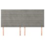 Headboards 4 units of light gray velvet 100x5x78/88 cm by , Headboards and footboards - Ref: Foro24-3116538, Price: 106,89 €,...