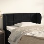 Black velvet headboard 93x23x78/88 cm by , Headboards and footboards - Ref: Foro24-3117182, Price: 52,08 €, Discount: %