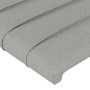 Cabecero con orejas de tela gris claro 103x16x118/128 cm de , Cabeceros y pies de cama - Ref: Foro24-3119710, Precio: 69,08 €...