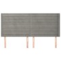 Headboard with light gray velvet ears 203x16x118/128 cm by , Headboards and footboards - Ref: Foro24-3119786, Price: 118,16 €...