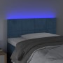 Cabecero con LED de terciopelo azul oscuro 90x5x78/88 cm de , Cabeceros y pies de cama - Ref: Foro24-3121652, Precio: 49,56 €...