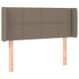 Headboard with LED in taupe gray fabric 93x16x78/88 cm by , Headboards and footboards - Ref: Foro24-3123222, Price: 59,35 €, ...