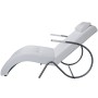 Diván con almohada de cuero sintético blanco de vidaXL, Divanes - Ref: Foro24-244095, Precio: 217,69 €, Descuento: %