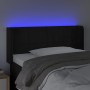 Cabecero con LED de terciopelo negro 93x16x78/88 cm de , Cabeceros y pies de cama - Ref: Foro24-3123274, Precio: 60,72 €, Des...