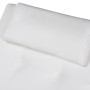 Diván con almohada de cuero sintético blanco de vidaXL, Divanes - Ref: Foro24-244095, Precio: 217,69 €, Descuento: %