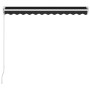 Anthracite gray manual retractable awning 350x250 cm by vidaXL, Awnings - Ref: Foro24-3051210, Price: 241,99 €, Discount: %