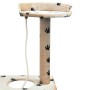 Cat scratching post, 150cm tall, beige with paw prints, made of sisal. by vidaXL, Cat furniture - Ref: Foro24-170488, Price: ...