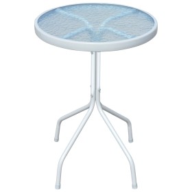 Gray steel bistro garden table 50x71 cm by vidaXL, Garden tables - Ref: Foro24-43313, Price: 73,10 €, Discount: %