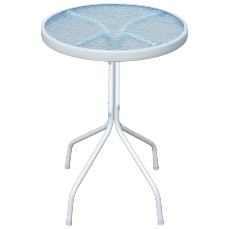 Gray steel bistro garden table 50x71 cm by vidaXL, Garden tables - Ref: Foro24-43313, Price: 73,99 €, Discount: %