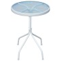 Gray steel bistro garden table 50x71 cm by vidaXL, Garden tables - Ref: Foro24-43313, Price: 73,99 €, Discount: %