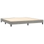 Cama box spring con colchón terciopelo gris claro 200x200 cm de , Camas y somieres - Ref: Foro24-3131039, Precio: 563,01 €, D...