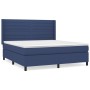 Boxspringbett mit blauer Stoffmatratze 180x200 cm von , Betten und Lattenroste - Ref: Foro24-3131535, Preis: 634,86 €, Rabatt: %