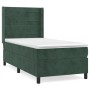 Cama box spring con colchón terciopelo verde oscuro 90x190 cm de , Camas y somieres - Ref: Foro24-3132714, Precio: 353,74 €, ...