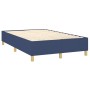 Cama box spring con colchón y LED tela azul 120x200 cm de , Camas y somieres - Ref: Foro24-3135507, Precio: 451,71 €, Descuen...