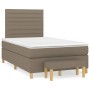 Cama box spring con colchón tela gris taupe 120x200 cm de , Camas y somieres - Ref: Foro24-3137225, Precio: 482,63 €, Descuen...