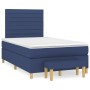 Box spring bed with blue fabric mattress 120x200 cm by , Beds and slatted bases - Ref: Foro24-3137227, Price: 485,09 €, Disco...