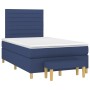 Cama box spring con colchón tela azul 120x200 cm de , Camas y somieres - Ref: Foro24-3137227, Precio: 475,72 €, Descuento: %